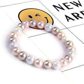 Nacre bracelets extensibles, bracelets perlés