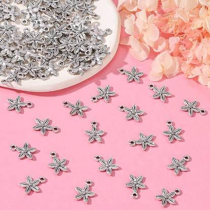 Tibetan Style Alloy Charms, Lead Free and Cadmium Free, 13.5mm long, 10.5mm wide, 3mm thick, hole: 1.5mm