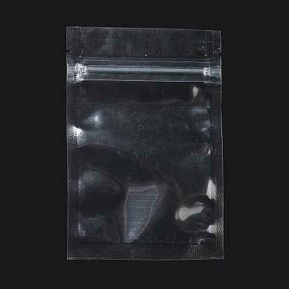 Sacs à fermeture éclair en plastique transparent pour animaux de compagnie de qualité alimentaire, sacs refermables, rectangle