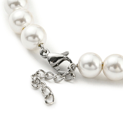 Bracelet en perles de dragon et de perles en plastique plaqué en rack