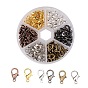 1 Box 120PCS 6 Colors Zinc Alloy Lobster Claw Clasps Jewelry Making Findings