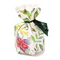 Paper Candy Boxes, Jewelry Candy Wedding Party Gift Packaging, with Ribbon, Hexagonal Vase