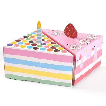 Бумажные коробки для конфет для торта, подарочные пакеты для печенья, на день рождения