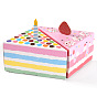 Cajas de dulces de papel para pastel trangle, bolsas de galletas de regalo, para fiesta de cumpleaños