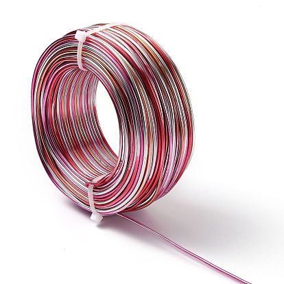 5 segment de fil en aluminium de couleur, pour la fabrication de bijoux en perles
