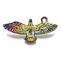 Rainbow Color Alloy Pendants, Cadmium Free & Lead Free, Eagle, Seagull Charms