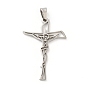Pendentifs en acier inoxydable, crucifix croix