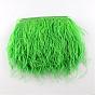 Fashion Ostrich Feather Cloth Strand Costume Accessories, 100~150mm, about 10m/bag