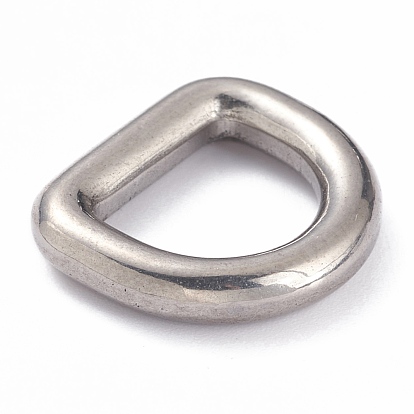 304 Stainless Steel D Rings, For Webbing, Strapping Bags, Garment Accessories Findings