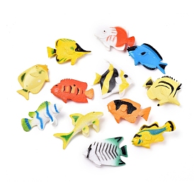 Jouets en plastique de poissons tropicaux artificiels, jouets animaux marins assortis, pour les enfants