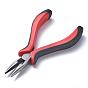 Carbon Steel Jewelry Plier Sets, Ferronickel, Round Nose, Side Cutting Pliers and Wire Cutters, 110~130x45~80mm