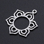 304 Stainless Steel Pendants, Laser Cut Pendants, Flower