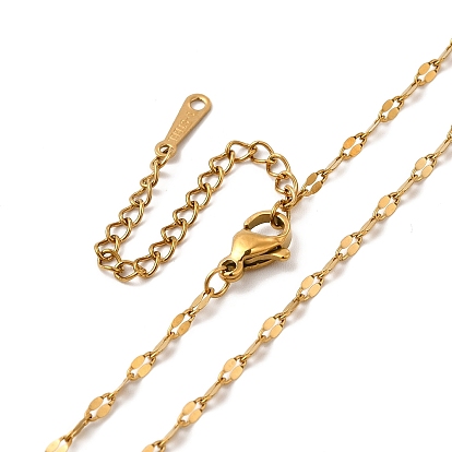 Ионное покрытие (ip) 304 ожерелье из нержавеющей стали с цепочкой для женщин