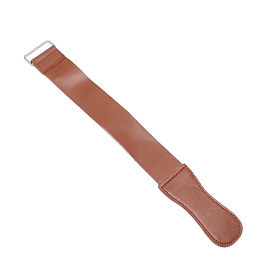 Straight Razor Strop Leather Sharpening Strap, with Iron Clasp