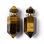 Pendentifs de bouteille de parfum de gemstont naturel à facettes, breloque diffuseur d'huiles essentielles, pour la fabrication de bijoux