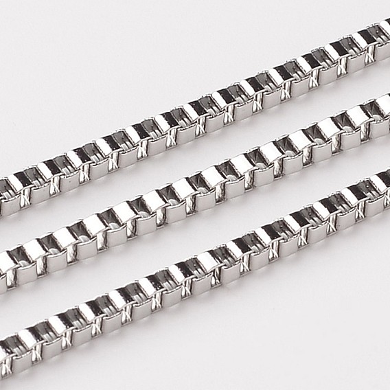 304 acier inoxydable chaînes vénitiennes box chaînes, avec bobine, non soudée