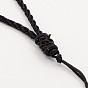 Fabricación de collar de cordón de nailon trenzado, 640x2 mm