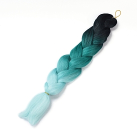 Extensions de cheveux tresses synthétiques jumbo ombre, crochet twist tresses cheveux pour tressage, fibre haute température résistante à la chaleur, perruques pour femmes