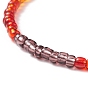Candy Color Glass Seed Beaded Bracelet for Women