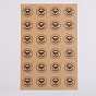 Thank You Sticker, Self-Adhesive Kraft Paper Gift Tag Stickers, for Presents, Packaging Bags