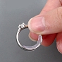 8 piezas 8 tamaños ajustador de tamaño de anillo invisible de plástico