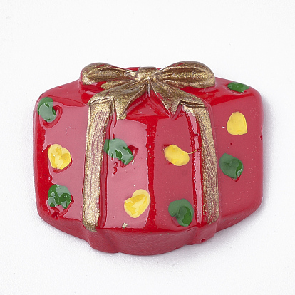 Opaque Resin Cabochons, Gift Boxes