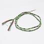 Natural Ruby in Zoisite Beads Strands, Round, Faceted