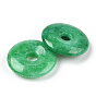 Natural Goldstone Pendants, Donut/Pi Disc