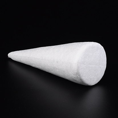 Cone Modelling Polystyrene Foam DIY Decoration Crafts, 190x73x68mm