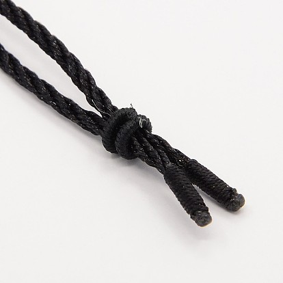 Fabricación de collar de cordón de nailon trenzado, 640x2 mm