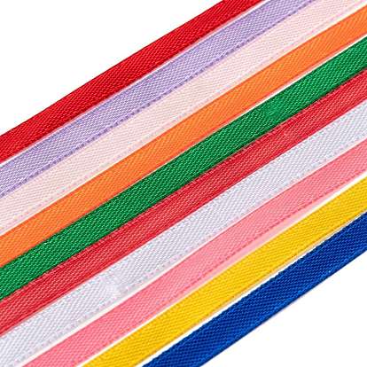 Single Face Solid Color Satin Ribbon, Christmas Ribbon for Wedding, Gift Wrapping, Bow Making