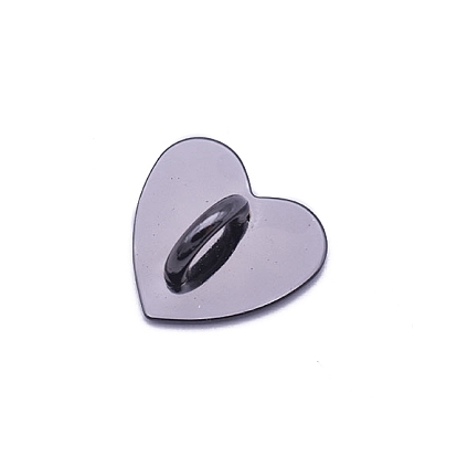 Soporte de corazón para teléfono celular de aleación de zinc, soporte de anillo de agarre para los dedos