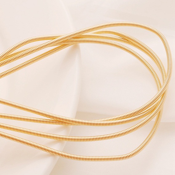Fil de laiton français fil à grimper, fil de bobine flexible rond, fil métallique pour la broderie et la fabrication de bijoux