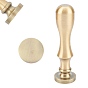 Brass Blank Wax Seal Stamps,  without Engraving Logo, for Party Invitations, Envelopes, Snail Mails, Christmas Wrapping