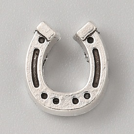 Tibetan Style Alloy Beads, Horse Shoes
