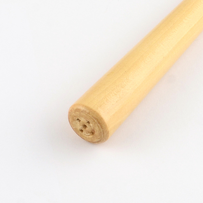 Anneau en bois agrandisseur bâton outil mandrin de sizer, pour l'anneau de formage et la fabrication de bijoux, 28x1.2~2.5 cm