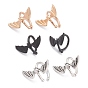 Brass Cuff Earrings for Halloween, Bat Ear Cuff Non Pierced Earring