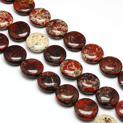Perles naturelles et synthétiques pierres précieuses brins, brins ronds et plats