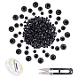 SUNNYCLUE DIY Jewelry Making Kits, Including Natural Obsidian Beads, Elastic Crystal Thread and Sharp Steel Scissors