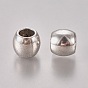 Tibetan Style Alloy European Beads, Large Hole Rondelle Beads, Cadmium Free & Lead Free, 9.5x8mm, Hole: 5mm, about 578pcs/1000g