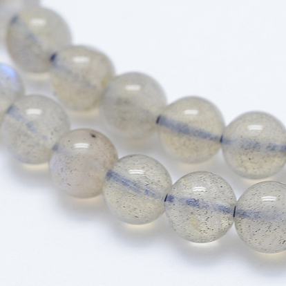 Chapelets de perles labradorite naturelle , ronde