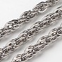 304 Stainless Steel Rope Chains, Unwelded