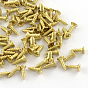 Iron Screws Findings, 7x4mm, pin: 2mm, about 3755pcs/500g