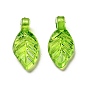 Transparent Acrylic Charms, Leaf Charm