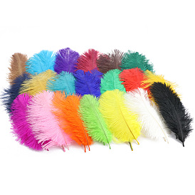 Аксессуары для украшений из страусиных перьев, для костюма своими руками, аксессуары для волос, фоновое ремесло