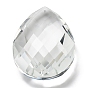 Transparent Glass Pendants, Faceted, Teardrop, for Chandelier Crystal Hanging Pendants