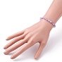Natural Amethyst Chip Beads Stretch Bracelet, Reiki Bracelet for Kids