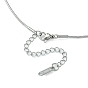304 ожерелье из круглой змеиной цепи из нержавеющей стали для мужчин и женщин