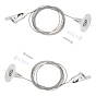 Stainless Steel Adjustable Wall Hooks, Wall Decorations Ornaments, for Photo/Picture