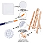 Painting & Drawing Kits for Kids, including Folding Pine Wood Tabletop Easel, Palette, Canvas Frame & Brush Pen